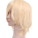 FINAL FANTASY 13 SNOW Villiers Blonde Cosplay Wig