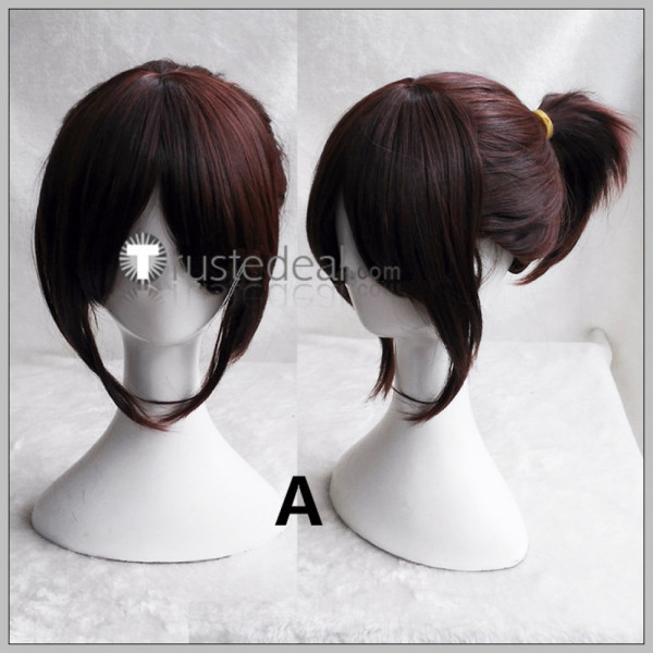 Dream Daddy Amanda Brown Ponytail Cosplay Wigs