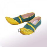 The Legend of Zelda Breath of the Wild Game Link Gerudo Female Royal Guard White Cosplay Shoes