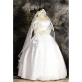 Sailor Moon Tsukino Usagi Gorgeous Wedding Dress Cosplay Costume