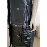 Final Fantasy XV 15 Noctis Lucis Caelum Black Cosplay Costume PU Version