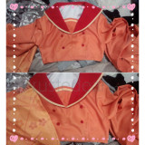 Pokemon Gijinka Flareon Red Kimono Cosplay Costume