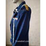 FullMetal Alchemist Fuhrer King Bradley Blue Uniform Cosplay Costume