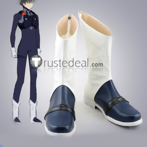 Darling in the Franxx Code 016 Hiro Blue Cosplay Boots Shoes