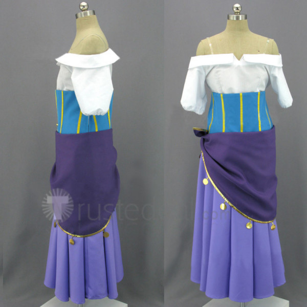 The Hunchback of Notre Dame Disney Princess Esmeralda Cosplay Costume