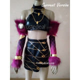 Commssion League of Legends KDA Skins Akali KaiSa Ahri Evelynn Cosplay Costumes Shoes
