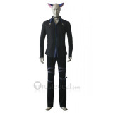 Shugo Chara Ikuto Tsukiyomi Black Cosplay Costume