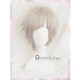 Bungou Stray Dogs Atsushi Nakajima Ryunosuke Akutagawa Grey Black Styled Cosplay Wig