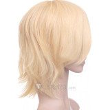 FINAL FANTASY 13 SNOW Villiers Blonde Cosplay Wig
