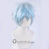 Servamp Kuro Sleepy Ash Silver White Blue Gradient Cosplay Wig