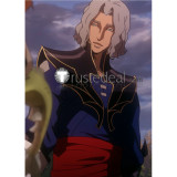 Castlevania Soma Cruz Hector Silver Grey White Cosplay Wigs