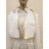 Cardcaptor Sakura Clear Card Li Syaoran White Formal Dress Cosplay Costume