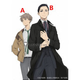Fugou Keiji Balance Unlimited Haru Katou Daisuke Kambe Pinkish Brown Black Cosplay Wigs