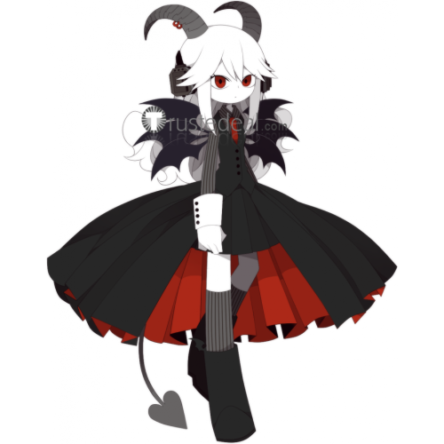 The Gray Garden Reficul Passing Demon Black Cosplay Costume