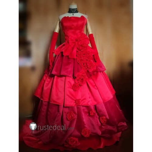 fitted lace wedding dress Anais Tiered Ruffle Maxi Dress main image 0