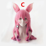 League of Legends LOL Spirit Blossom Ahri Kindred cassiopeia Pink White Blue Purple Cosplay Wig