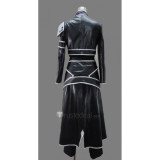 Sword Art Online ALfheim Online Kirito Cosplay Costume Black Pleather