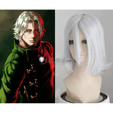 Tokyo Ghoul Renji Yomo Silver Gray Cosplay Wig