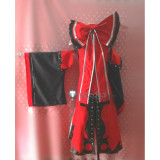 Touhou Project Koumajou Densetsu Reimu Hakurei Red Black Cosplay Costume