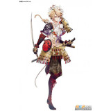 Sengoku Night Blood Toyotomi Hideyoshi Mixed Color Styled Cosplay Wig