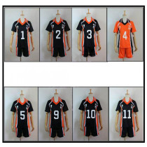 Haikyuu Karasuno High School Volleyball Club Shoyo Hinata Tobio Kageyama Cosplay Uniforms