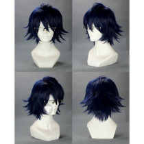 K Saruhiko Fushimi Blue Cosplay Wig