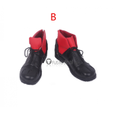 Boku no Hero Academia Deku Izuku Midoriya Black Red Cosplay Shoes Boots