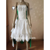 Gijinka Gardevoir White Green Cosplay Costume