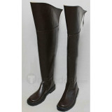 Attack on Titan Shingeki no Kyojin Military Eren Yeager Brown Black Cosplay Boots Shoes