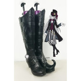 Black Butler Kuroshitsuji Undertaker Mad Hatter Black Cosplay Boots Shoes