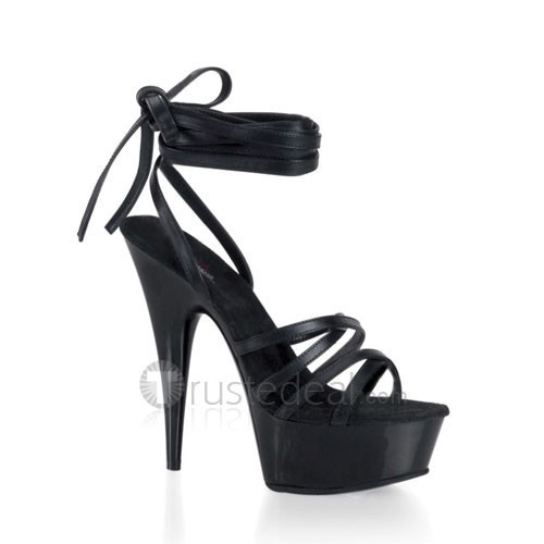 PU Leather Upper High Heel Open-toes Platform Sexy Sandals(99-44)