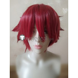 Twin Star Exorcists Sousei no Onmyouji Shimon Ikaruga Kamui Red Purple Cosplay Wig