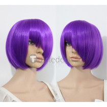 Bleach Kouraku Shunsui’s Zanpakuto Katen Kyokotsu Short Purple Cosplay Wig