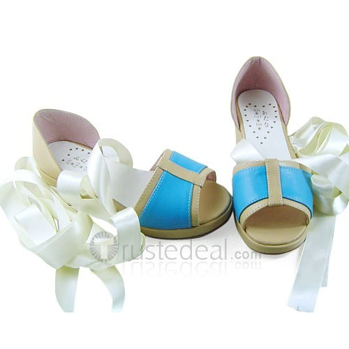 Harukanaru Toki no Naka de (Within the Expanse of a Distant Time) 4 Chihiro Ashihara Blue Cosplay Shoes