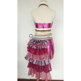 The Idolmaster Cinderella Girls Mika Jougasaki Purple Pink Cosplay Costume