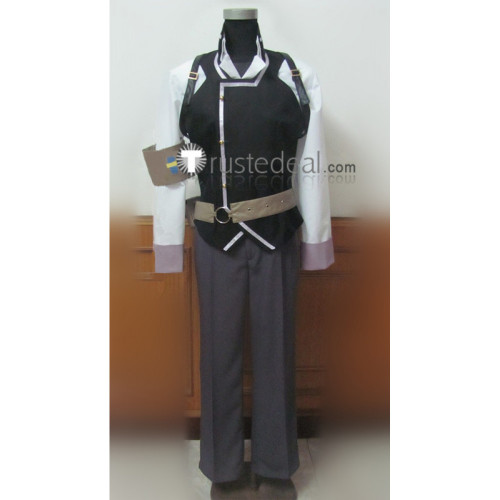 Unbreakable Machine-Doll Raishin Akabane Black Cosplay Costume