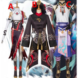 Genshin Impact Hu Tao Xiao Cosplay Costume