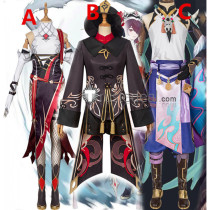 Genshin Impact Hu Tao Xiao Cosplay Costume