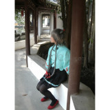 Vocaloid Luo Tianyi Blue and Black Cosplay Costume