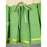 Vocaloid Project Diva 2nd Miku White Green Cosplay Costume
