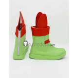 Mobile Suit Gundam ZZ Elpeo Ple Green Red Cosplay Shoes Boots