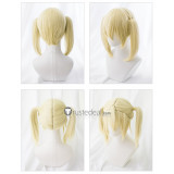 Hataraku Saibou Cells at Work Eosinophil Blonde Ponytails Cosplay Wig