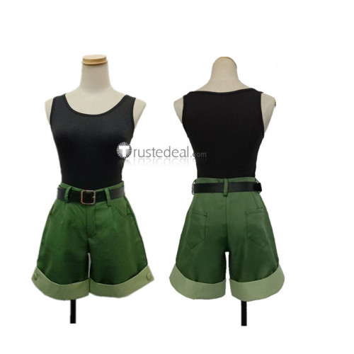 Hataraku Saibou Cells at Work Natural Killer Cell NK cell Black Green Cosplay Costume
