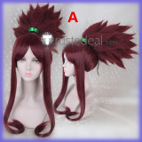League of Legends LOL KDA Akali Purple Ponytail Cosplay Wig