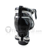 White Black Bows Trim Lolita Shoes