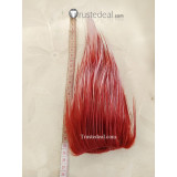 League of Legends LOL Rakan Xayah White Red Cosplay Wig Ears