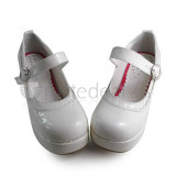 Wine Red Flats Lolita Shoes