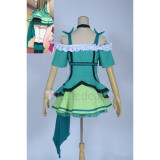 Love Live Minami Kotori KiRa KiRa Sensation Green Perform Cosplay Costume