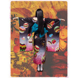 Hell Girl Jigoku Shoujo Mitsuganae Ai Enma Kimono Cosplay Costume 5