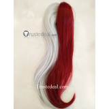 My Hero Academia Boku no Hero Academia Shouto Todoroki Red White Ponytails Cosplay Wig